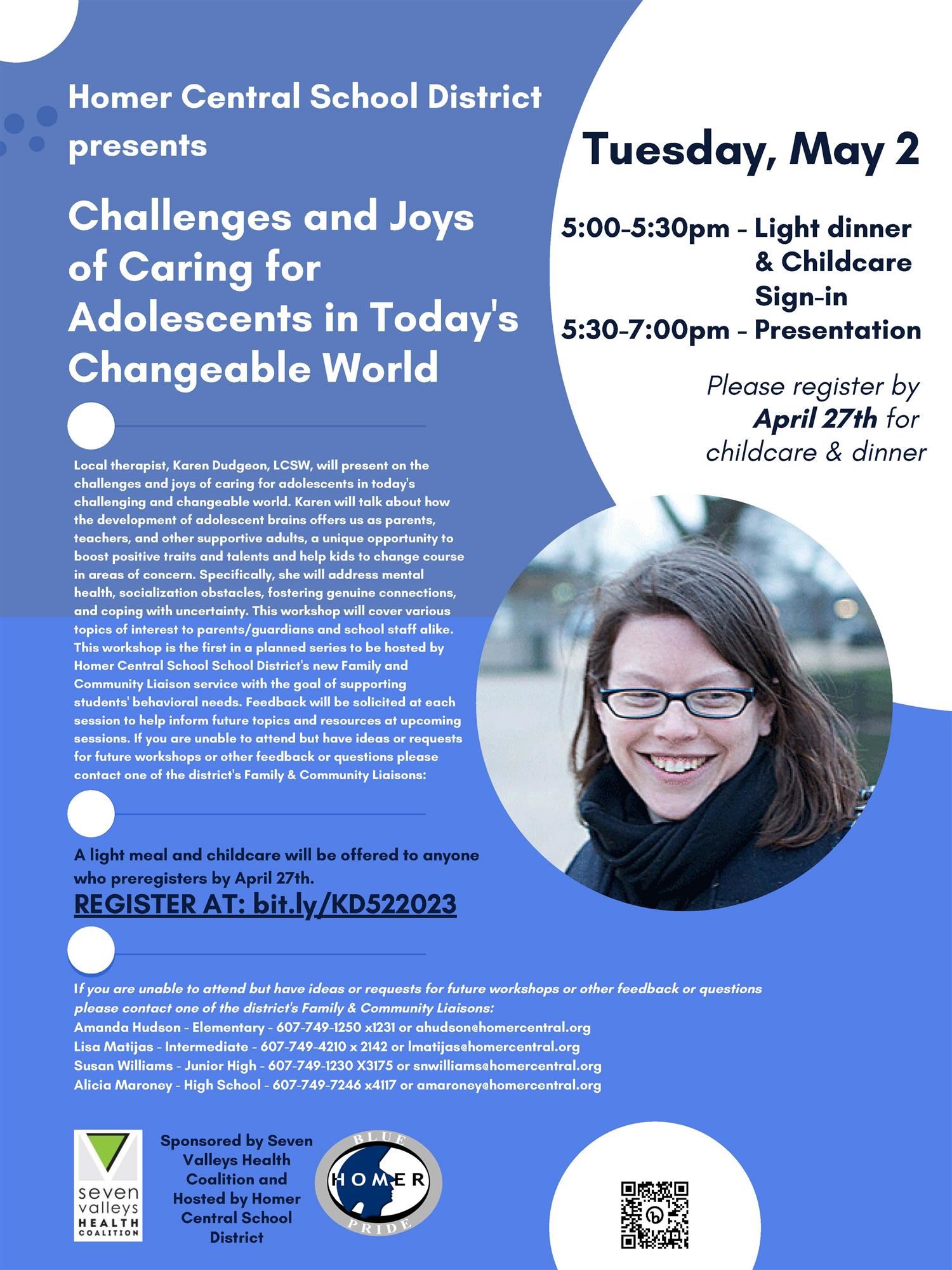 Challenges and Joys of Caring for Adolescents in Today's Changeable World